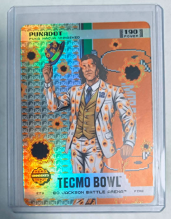 2026 BO JACKSON BATTLE ARENA TECMO PUKADOT PUKA NACUA FIRE ENDZONE FOIL SP! 190! - Image 1