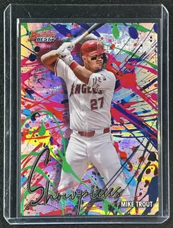 Mike Trout 2024 Bowman's Best #BS-1 Showpieces Angels Los Angeles Angels - Image 1