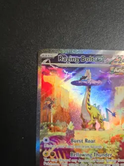 Pokemon TCG SV Temporal Forces Raging Bolt EX Card 208/162 Sir - Image 2