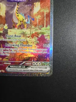 Pokemon TCG SV Temporal Forces Raging Bolt EX Card 208/162 Sir - Image 4