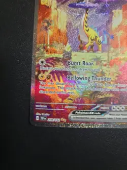 Pokemon TCG SV Temporal Forces Raging Bolt EX Card 208/162 Sir - Image 5