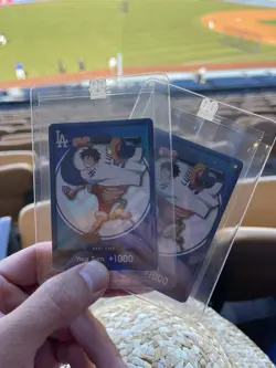 2026 Los Angeles Dodgers X One Piece Night Luffy DON!! card (SEALED). - Image 1