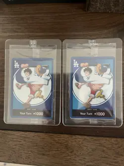 2026 Los Angeles Dodgers X One Piece Night Luffy DON!! card (SEALED). - Image 2
