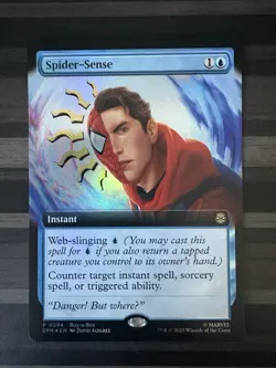 MTG | Spider-Sense | Spider-Man | Rare | Showcase | FOIL | NM - Image 1