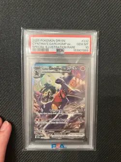 Pokemon 2025 Cynthia's Garchomp ex 232/182 SIR Destined Rivals GEM MINT PSA 10 - Image 1