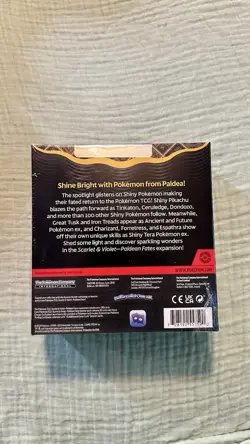 Pokemon TCG Scarlet & Violet Paldean Fates Booster Bundle 6 Pack New Sealed - Image 2