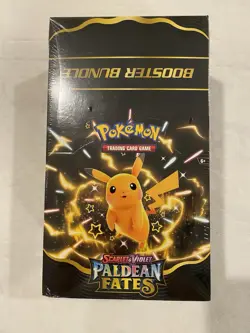 Pokemon TCG Scarlet & Violet Paldean Fates Booster Bundle Display Factory Sealed - Image 1