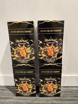 Pokemon TCG Scarlet & Violet Paldean Fates Booster Bundle Display Factory Sealed - Image 1