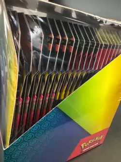 Pokemon TCG Phantasmal Flames 24x Sealed Sleeved Booster Packs in sealed case - Image 2