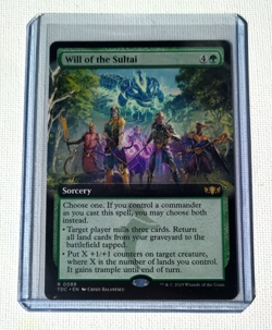 Will of the Sultai (Extended Art) Commander: Tarkir: Dragonstorm Regular MTG - Image 1