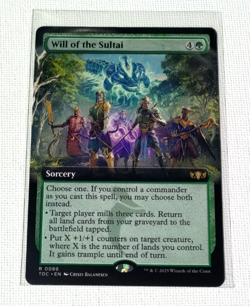 Will of the Sultai (Extended Art) Commander: Tarkir: Dragonstorm Regular MTG - Image 2