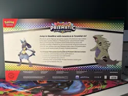 Pokemon TCG Prismatic Evolutions Lucario Ex & Tyranitar Ex Premium Collection - Image 2