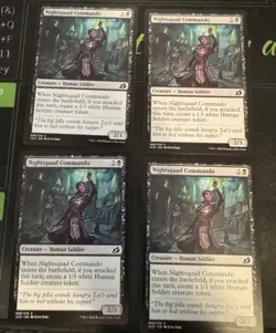 Nightsquad Commando X4 Ikoria Lair of Behemoths Magic the Gathering MTG - Image 1