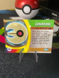 Pokemon Card - Lunatone #40 - Advanced Challenge - Topps Non-Holo *Near Mint* - Image 2