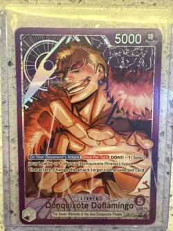Donquixote Doflamingo - Alternate Alt Art Leader One Piece Card OP14-060 - Image 1