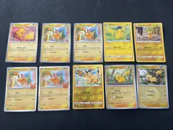 10x Card Pokemon TCG PIKACHU Collection Lot Holo Reverse Holo - Image 1