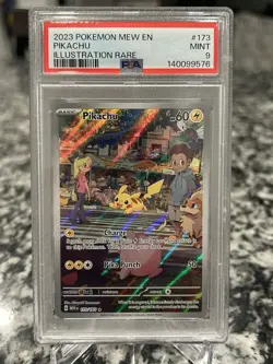 Pokemon Pikachu Illustration Scarlet & Violet 151 Card 173/165 - Image 1