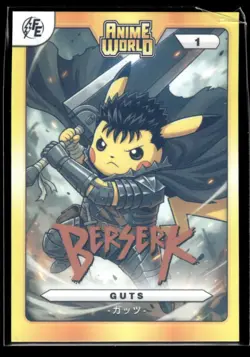 Pikachu Anime World Cosplay Berserk Card Lot - 2 Cards - 32926 - Image 3