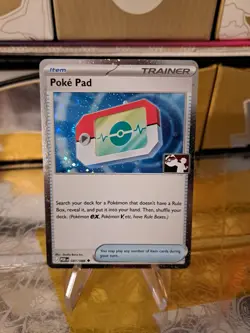 Poke Pad Holo Pokemon Prize Pack Series 9 Promo Pokemon Card NM/LP POR 081/088 - Image 1