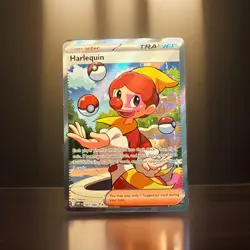 Pokemon TCG Harlequin 163/086 Full Art Ultra Rare Holo Card Sv: White Flare NM - Image 1