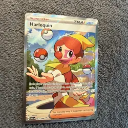 Pokemon TCG Harlequin 163/086 Full Art Ultra Rare Holo Card Sv: White Flare NM - Image 2