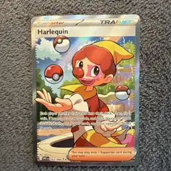 Pokemon TCG Harlequin 163/086 Full Art Ultra Rare Holo Card Sv: White Flare NM - Image 4