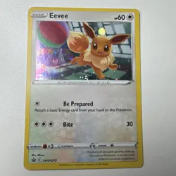 Pokemon TCG Eevee SWSH212 SWSH: Sword & Shield Black Star Promo Cards Holo NM - Image 1