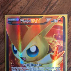 Pokemon Victini EX 131/135 Full Art Ultra Rare Holo Plasma Storm 2013 TCG Card - Image 3