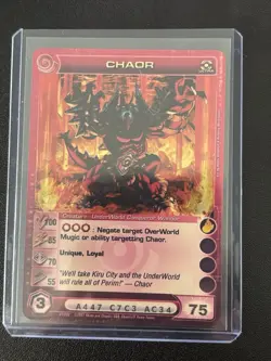 Chaotic Chaor Premium Foil Max E Ultra Rare TCG Card #31 NM - Image 3