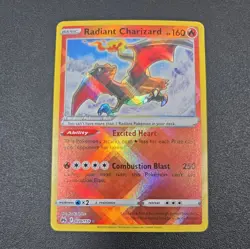 Radiant Charizard 020/159 Radiant Rare Crown Zenith Pokemon Holo Near Mint - Image 1