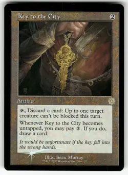Key to the City (FOIL) 27 The Brothers' War: Retro Frame Artifacts MTG NM - Image 1