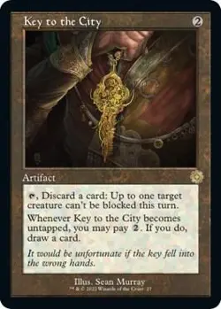 Key to the City (FOIL) 27 The Brothers' War: Retro Frame Artifacts MTG NM - Image 3