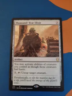 Magic: The Gathering Wizards of the Coast Thousand-Year Elixir 271 Rare Reg - Image 3