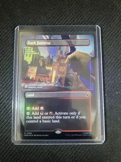 MTG Dark Fortress (Borderless) Marvel Super Heroes Foil - Image 1