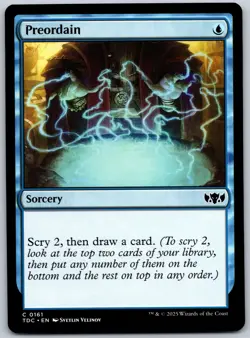 Preordain C Commander: Tarkir: Dragonstorm 161 NM - Image 1