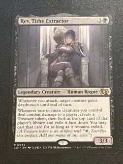 MTG Foundations Jumpstart Rev, Tithe Extractor (Anime) 0045 Rare - Image 1