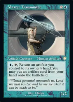 1x Master Transmuter NM-Mint, English Commander: The Brothers' War MTG Magic - Image 1