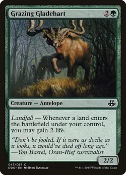 Grazing Gladehart Duel Decks Elspeth vs Kiora Light Play MTG Magic DNA GAMES - Image 1