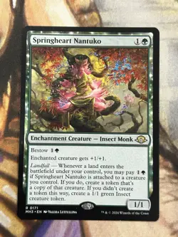 Springheart Nantuko #0171 MTG Modern Horizons 3 MH3 Regular - NM - Image 1