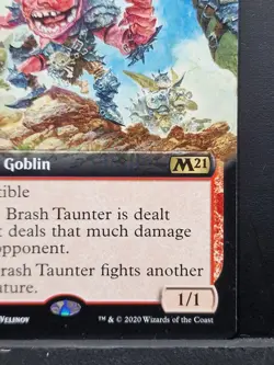 BRASH TAUNTER - M21 - MTG - Magic the Gathering Borderless Extended Art Rare (A) - Image 5