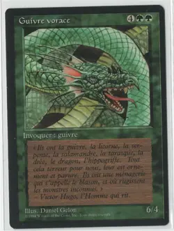 Craw Wurm Miss-Cut 1994 Mint UnPlayed - French - MTG Aliz - Image 1