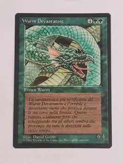 MTG Craw Wurm (Italian Revised (BB)/Green/C) - BGM - Image 1