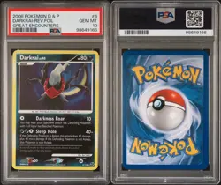 Pokemon Darkrai Reverse Holo #4 D&P Great Encounters 2008 PSA 10 GM Low Pop 26 - Image 3
