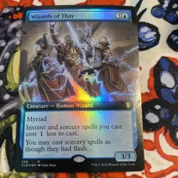MTG Borderless CMR: Battle for Baldur's Gate CLB Wizards of Thay FOIL FULL ART F - Image 1