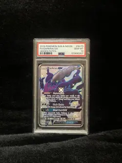 Pokemon Darkrai GX SV70/SV94 Hidden Fates Shiny Vault Full Art Holo PSA 10 - Image 1