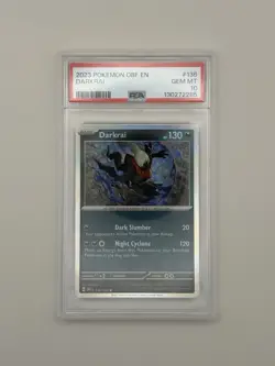 Pokemon 2023 Darkrai OBF EN-OBSIDIAN FLAMES #136 | PSA 10 - Image 1