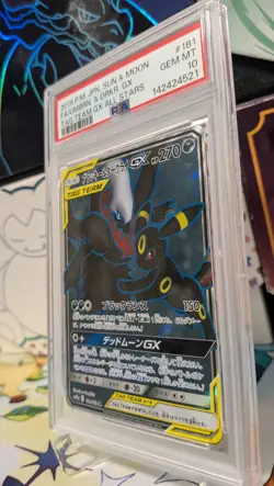 Pokemon TCG Umbreon & Darkrai GX PSA 10 Tag Team All Stars Card 181/173 GEM MINT - Image 2
