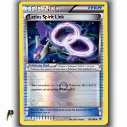 Pokemon XY Roaring Skies Latios Spirit Link 85/108 Reverse Holo Uncommon NM - Image 1
