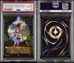 2026 DISNEY LORCANA WILDS UNKNOWN ENCHANTED YOU'VE GOT A FRIEND IN ME PSA 10 - Image 3