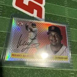 Manny Ramirez 2025 Topps Chrome Platinum Diamond Etch Refractor /55 - Image 2